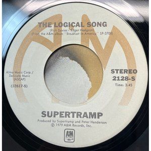 Supertramp The Logical Song / Just Another Nervous Wreck 45 Rock 1979 VG+